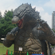 Illustration for article titled First Real Look at Tokyos Giant Godzilla Statue